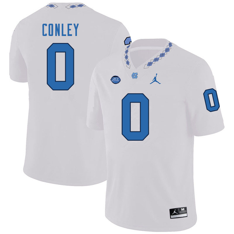 Men #0 Ja'Qurious Conley North Carolina Tar Heels College Football Jerseys Sale-White